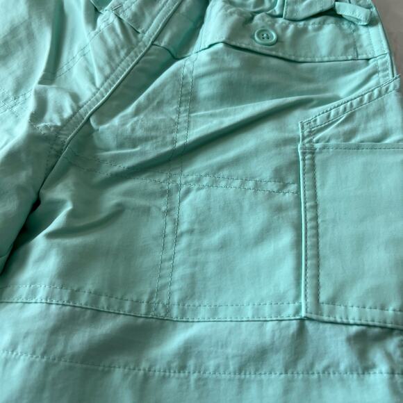 AFTCO Original Fishing Nylon Short In Pastel Turquoise Child Size 20 - Picture 5 of 11